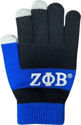 View Buying Options For The Zeta Phi Beta Knit Texting Gloves