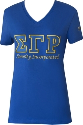 View Buying Options For The Sigma Gamma Rho Luxury Embroidered Womens Tee