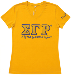 View Buying Options For The Sigma Gamma Rho Luxury Embroidered Womens Tee
