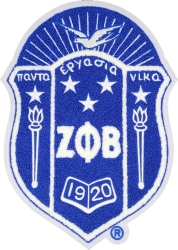 View Buying Options For The Zeta Phi Beta Crest Chenille Emblem Sew-On Patch