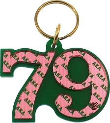 View Buying Options For The Alpha Kappa Alpha Color Mirror Line #79 Keychain