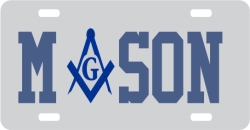 View Buying Options For The Mason In Word Symbol Mirror License Plate