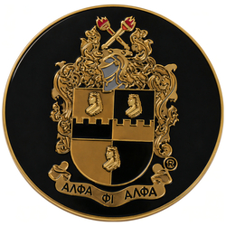 View Buying Options For The Alpha Phi Alpha Classic Round Car Badge