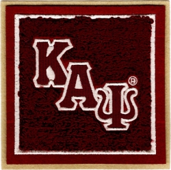 View Product Detials For The Kappa Alpha Psi Square Chenille Sew-On Patch