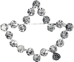 View Buying Options For The Alpha Kappa Alpha 20 Crystal Ivy Leaf Lapel Pin