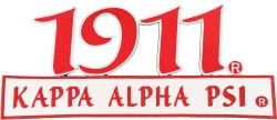 View Buying Options For The Kappa Alpha Psi 1911 Bar Design Twill Iron-On Patch