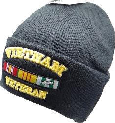 View Buying Options For The Vietnam Veteran Ribbon Mens Cuffed Beanie Cap