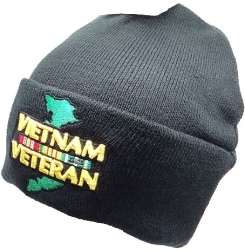 View Buying Options For The Vietnam Veteran Map M022 Mens Cuffed Beanie Cap