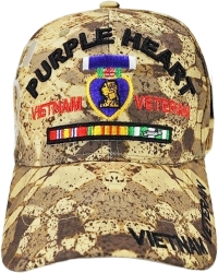 View Buying Options For The Purple Heart Vietnam Veteran Snake Skin Camo Mens Cap