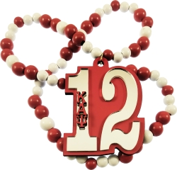 View Buying Options For The Kappa Alpha Psi Wood Color Bead Tiki Line #12 Medallion