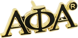 View Buying Options For The Alpha Phi Alpha Classic 3-Letter Lapel Pin