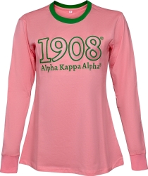 View Buying Options For The Alpha Kappa Alpha 1908 Cotton Long-Sleeve Womens Shirt
