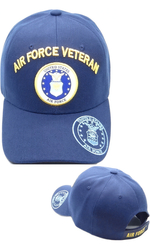 View Buying Options For The Air Force Veteran Arch Text Shadow On Bill Mens Cap