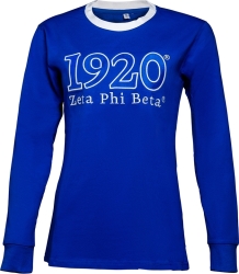 View Buying Options For The Zeta Phi Beta 1920 Cotton Long-Sleeve Womens Shirt