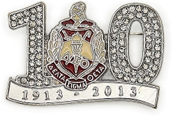 View Buying Options For The Delta Sigma Theta 100 Year Anniversary Stone Lapel Pin