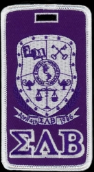 View Buying Options For The Sigma Lambda Beta Shield Luggage Tag