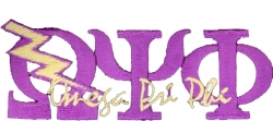 View Buying Options For The Omega Psi Phi Signature Que Bolt Iron-On Patch