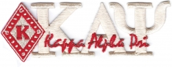 View Buying Options For The Kappa Alpha Psi Signature K-Diamond Iron-On Patch