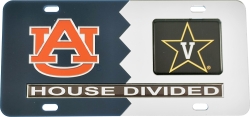 View Buying Options For The Auburn + Vanderbilt House Divided Split License Plate Tag