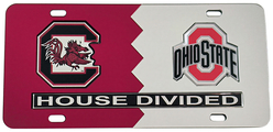 View Buying Options For The South Carolina + Ohio State House Divided Split License Plate Tag