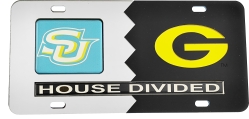 View Buying Options For The Southern + Grambling State House Divided Split License Plate Tag