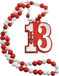 View Buying Options For The Kappa Alpha Psi Wood Color Bead Tiki Line #13 Medallion