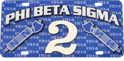 View Buying Options For The Phi Beta Sigma Printed Line #2 License Plate