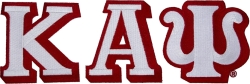 View Buying Options For The Kappa Alpha Psi Large Letter Iron-On Patch Set