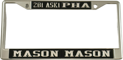 View Buying Options For The Mason - 2B1 ASK1 + Mason - PHA Split License Plate Frame