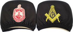 View Buying Options For The Delta Sigma Theta + Mason Car Seat Headrest Cover Set