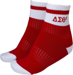 View Buying Options For The Delta Sigma Theta Quarter Socks