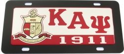 View Buying Options For The Kappa Alpha Psi Domed Crest Tag License Plate