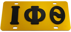 View Buying Options For The Iota Phi Theta Raised Letter License Plate