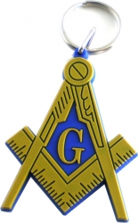 View Buying Options For The Mason Blue House Split Ring Rubber Key Chain