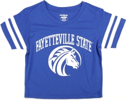 View Buying Options For The Big Boy Fayetteville State Broncos S4 Cropped Womens Tee