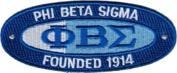 View Buying Options For The Phi Beta Sigma Founded 1914 Oval Iron-On Patch
