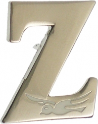View Buying Options For The Zeta Phi Beta Big Letter Z Dove Lapel Pin