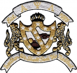 View Buying Options For The Alpha Psi Lambda Shield Iron-On Patch
