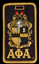 View Buying Options For The Alpha Phi Alpha Shield Twill Luggage Tag