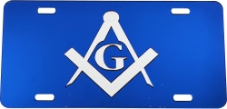 View Buying Options For The Mason Symbol Mirror License Plate