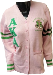 View Buying Options For The Buffalo Dallas Alpha Kappa Alpha Chenille Varsity Cardigan