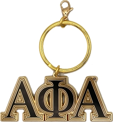 View Buying Options For The Alpha Phi Alpha Letter Keychain