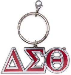 View Buying Options For The Delta Sigma Theta Letter Keychain