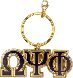 View Buying Options For The Omega Psi Phi Letter Keychain