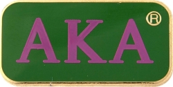 View Buying Options For The Alpha Kappa Alpha 3 Letter Bar Lapel Pin