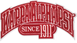 View Buying Options For The Kappa Alpha Psi Curved Design Chenille Iron-On Patch