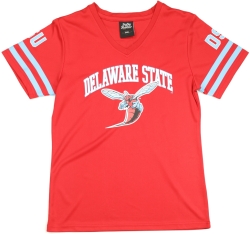 View Buying Options For The Big Boy Delaware State Hornets S1 Womens Football Jersey Tee