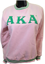 View Buying Options For The Buffalo Dallas Alpha Kappa Alpha Chenille Crewneck Sweatshirt