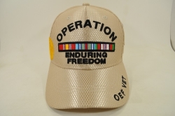 View Buying Options For The Operation Enduring Freedom Vet Medal M004 Shadow Jersey Mesh Mens Cap