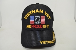 View Buying Options For The Vietnam Vet And Proud Of It POW MIA Flag M017 Jersey Mesh Mens Cap